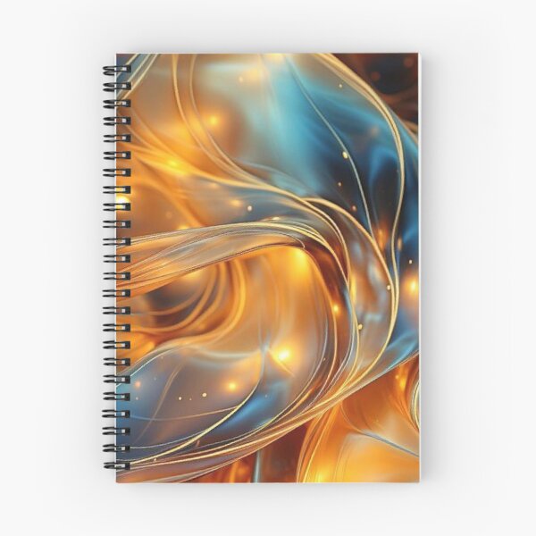 Item preview, Luxury Teal and Gold Liquid Glass Waves Abstract Fluid Amber Glow designed and sold by LYAN-STORE.