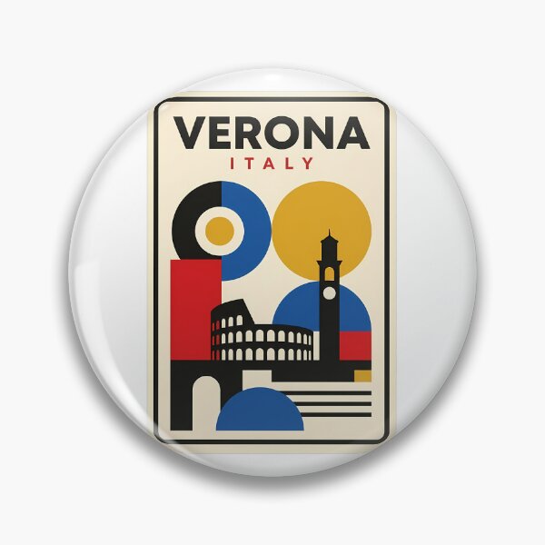 Item preview, Verona Italy Mid Century Modern Geometric Travel designed and sold by k3rstman1.
