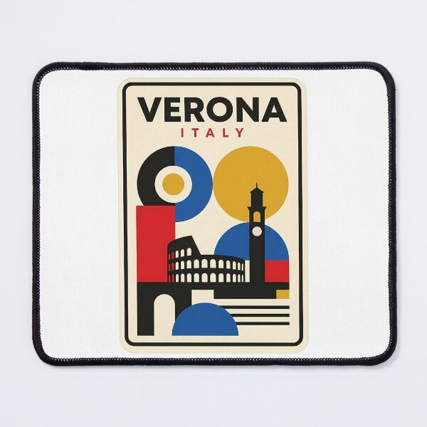 Item preview, Verona Italy Mid Century Modern Geometric Travel designed and sold by k3rstman1.