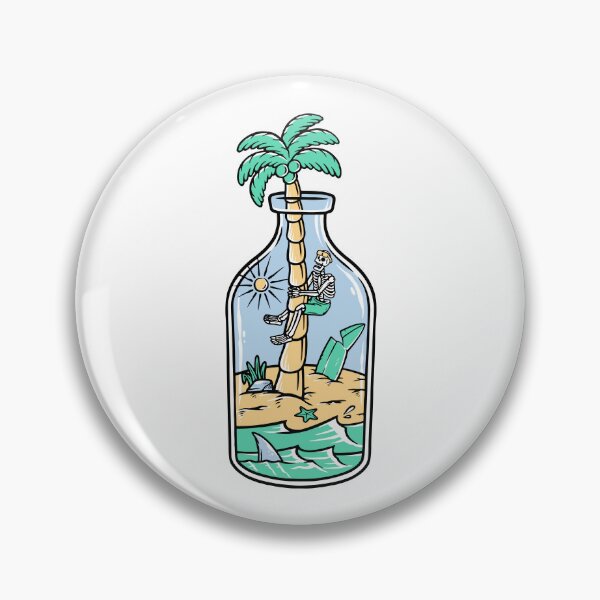 Item preview, Skeleton Island in a Bottle designed and sold by TotalityDesigns.