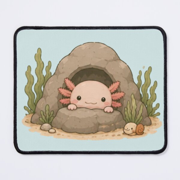 Item preview, Cute Peekaboo Axolotl designed and sold by MellowMunchkins.