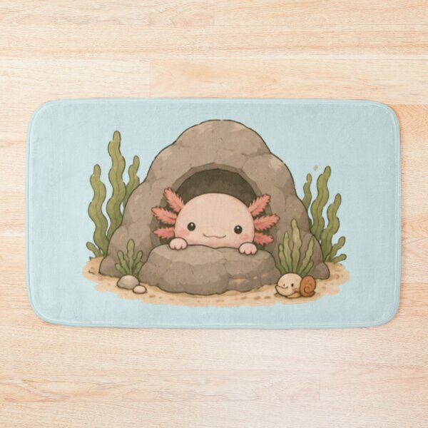 Item preview, Cute Peekaboo Axolotl designed and sold by MellowMunchkins.