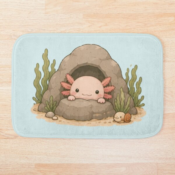 Item preview, Cute Peekaboo Axolotl designed and sold by MellowMunchkins.