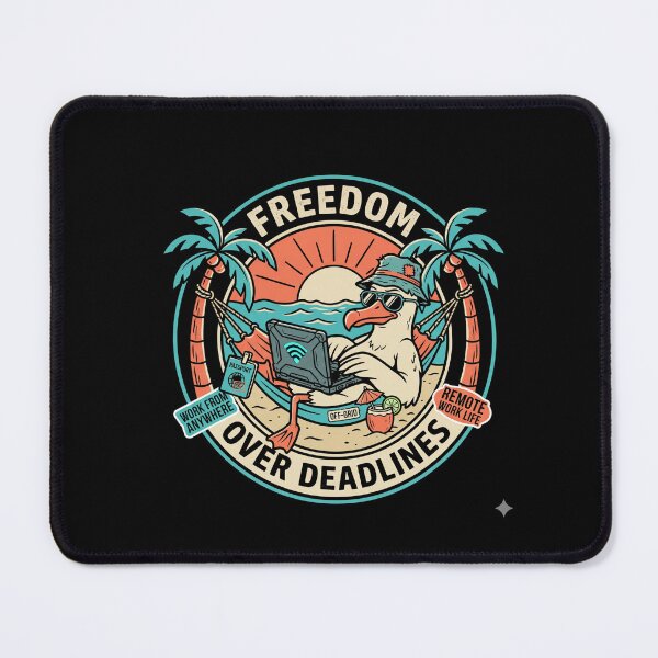 Item preview, Freedom Over Deadlines Tee designed and sold by Hanno0.