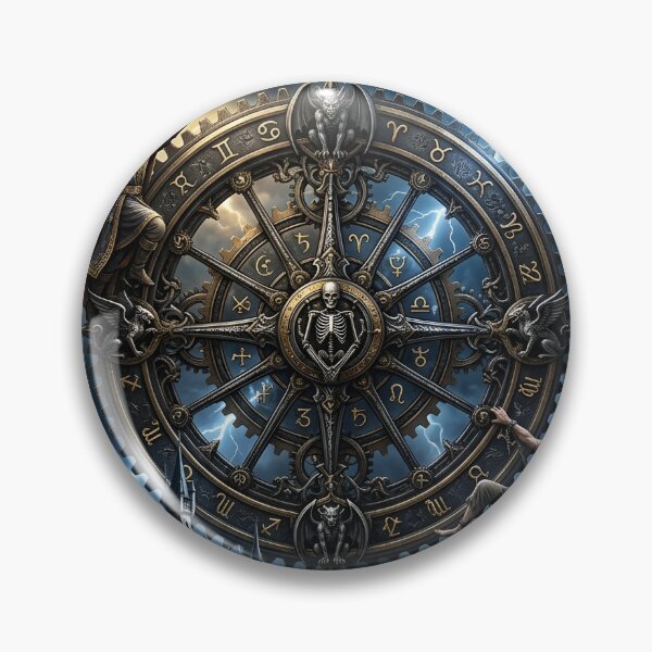 Item preview, Wheel of Fortune tarot card designed and sold by Studio77-Gothic.