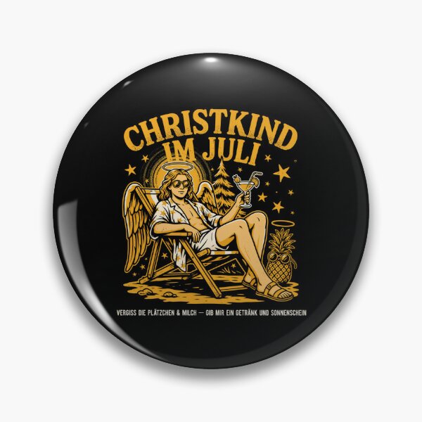 Item preview, Christkind Im Juli – German Christmas Angel in July Funny Summer Cocktail Gift Shirt V3 designed and sold by DarylWelsh2024.