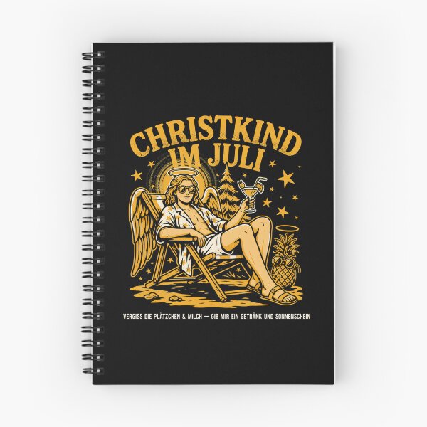 Item preview, Christkind Im Juli – German Christmas Angel in July Funny Summer Cocktail Gift Shirt V3 designed and sold by DarylWelsh2024.
