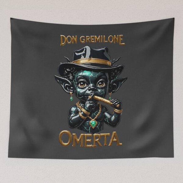 Item preview, Don Gremilone - Omerta Code of Silence (Shadow Edition) Wall Art 03 designed and sold by Shift-Bloom.