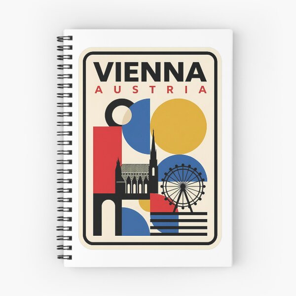 Item preview, Vienna Austria Geometric Minimalist Travel Landmarks designed and sold by k3rstman1.