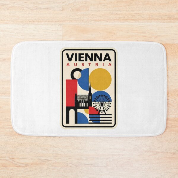 Item preview, Vienna Austria Geometric Minimalist Travel Landmarks designed and sold by k3rstman1.
