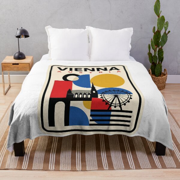 Item preview, Vienna Austria Geometric Minimalist Travel Landmarks designed and sold by k3rstman1.