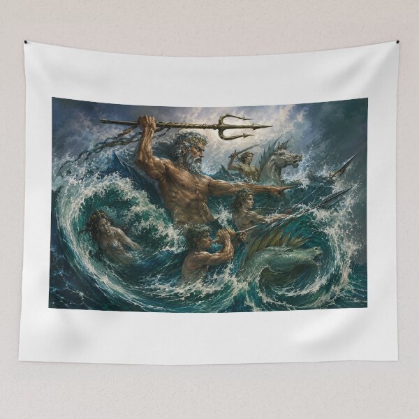 Item preview, Wrath of the Sea King designed and sold by ITSimagination.