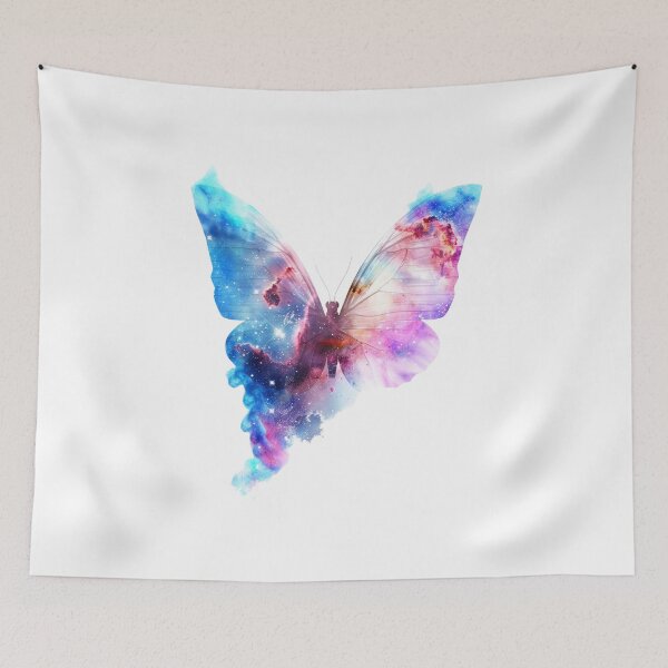 Item preview, Nebula Butterfly Art - Cosmic Dream & Ethereal Design designed and sold by STATIC SOUL.