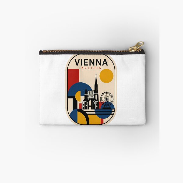 Item preview, Vienna Austria Geometric Travel Poster Style designed and sold by k3rstman1.