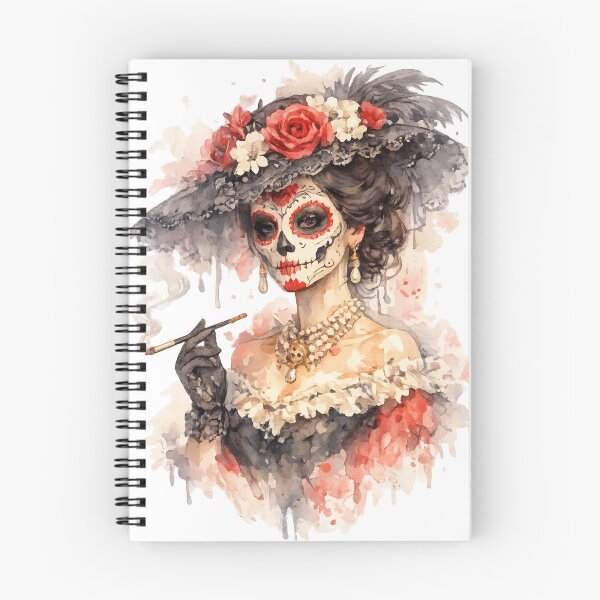 Item preview, Crimson Rose Duchess / La Catrina Collection designed and sold by ValentynaTyshenkoArt.