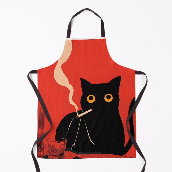 Item preview, Cool Cat Noir style with Cigarette and Gun designed and sold by PurrfectHome.
