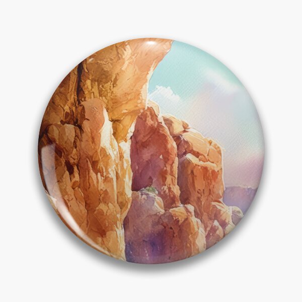 Item preview, Southwestern Sandstone Arch Watercolor Desert Landscape designed and sold by MargaretWiktor.