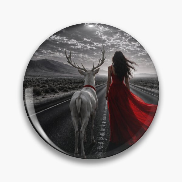 Item preview, Moonlit Journey with the White Stag designed and sold by Kimberly Palmer.