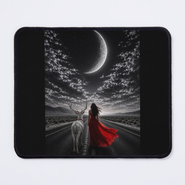 Item preview, Moonlit Journey with the White Stag designed and sold by Kimberly Palmer.