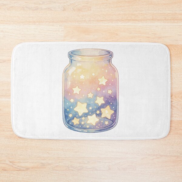Item preview, Jar of Stars Sticker | Celestial Fantasy Art designed and sold by AillustriaAK.