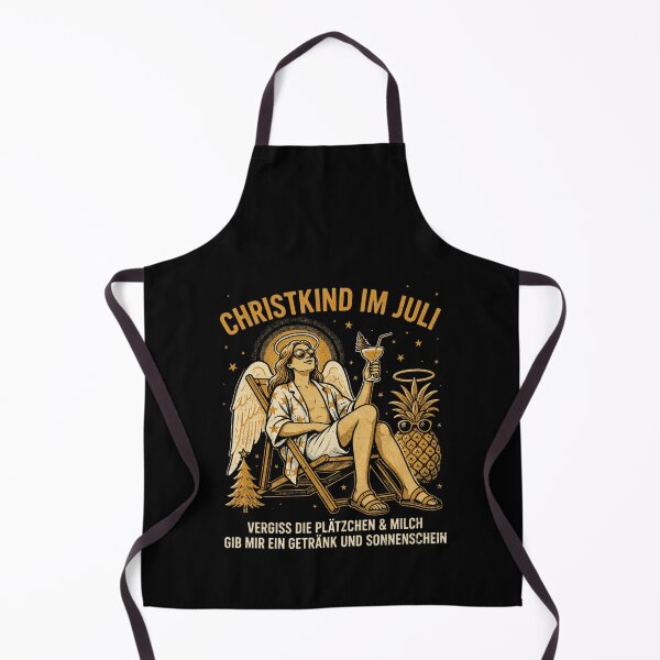 Item preview, Christkind Im Juli – German Christmas Angel in July Funny Summer Cocktail Gift Shirt V4 designed and sold by DarylWelsh2024.