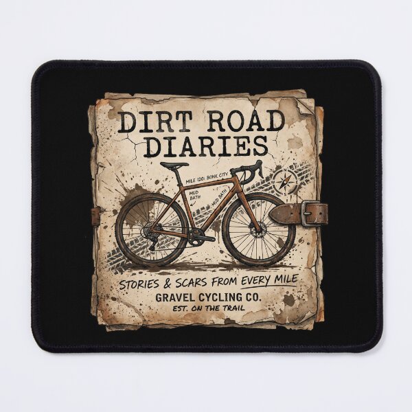 Item preview, Copy of Lost Trails Compass Gravel Cycling Tee designed and sold by Hanno0.