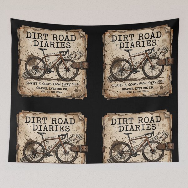 Item preview, Copy of Lost Trails Compass Gravel Cycling Tee designed and sold by Hanno0.