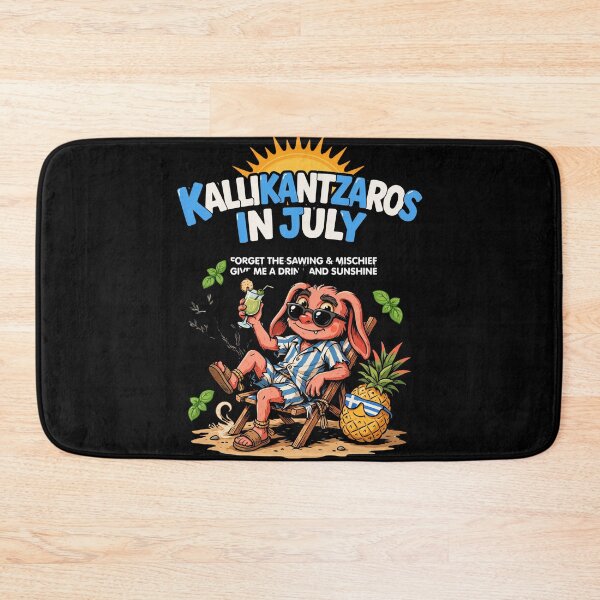 Item preview, Kallikantzaros In July – Greek Christmas Goblin Funny Summer Shirt Greek Folklore Gift V3 designed and sold by DarylWelsh2024.