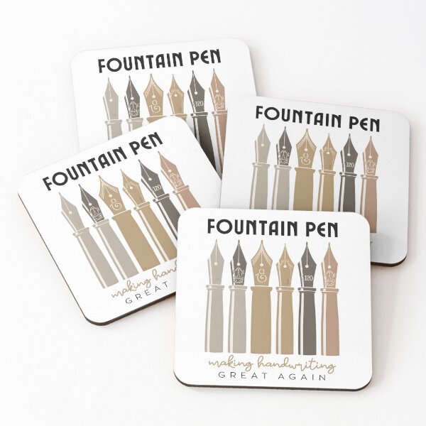Item preview, Fountain Pen - Making Handwriting Great Again designed and sold by ArcticFoxStudio.