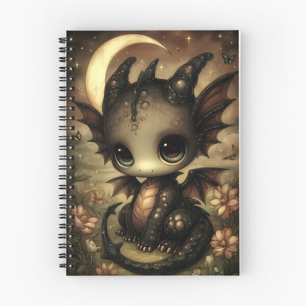 Item preview, Twilight Dragon Fantasy Art | Moonlit Magical Dragon designed and sold by InkAndGloom.