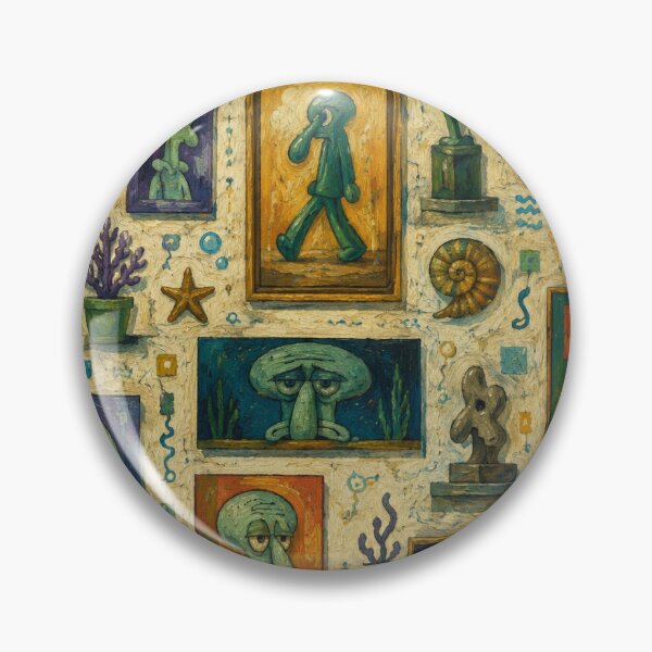 Item preview, SpongeBob - Squidward's Masterpiece Collection designed and sold by DibujandoPorfa.