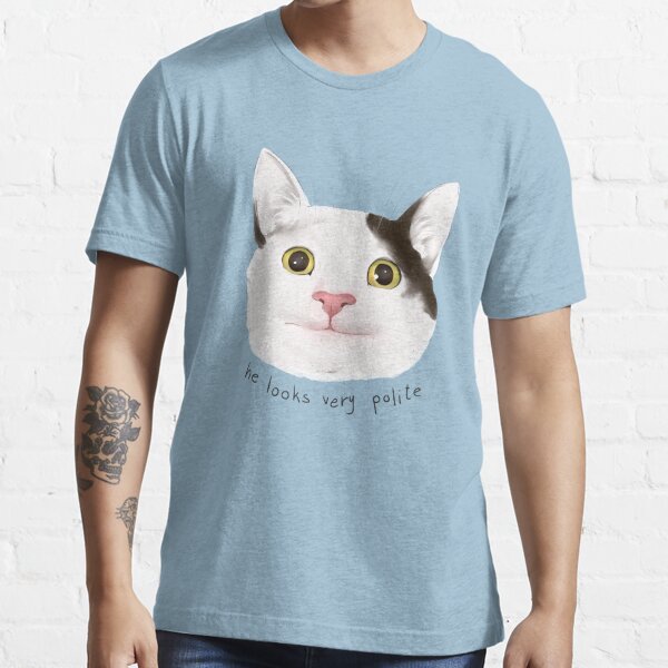 polite cat shirt