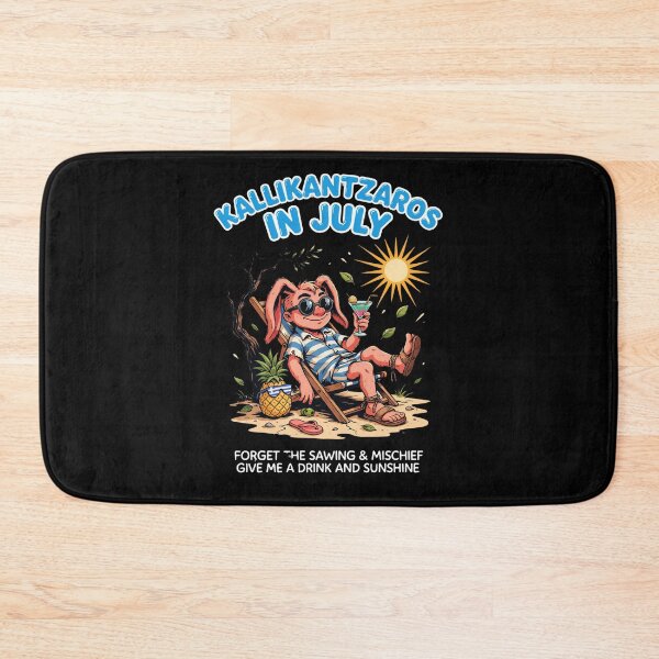 Item preview, Kallikantzaros In July – Greek Christmas Goblin Funny Summer Shirt Greek Folklore Gift V4 designed and sold by DarylWelsh2024.