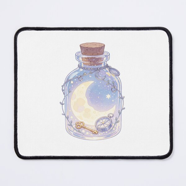 Item preview, Jar of Stars Sticker | Celestial Fantasy Art designed and sold by AillustriaAK.