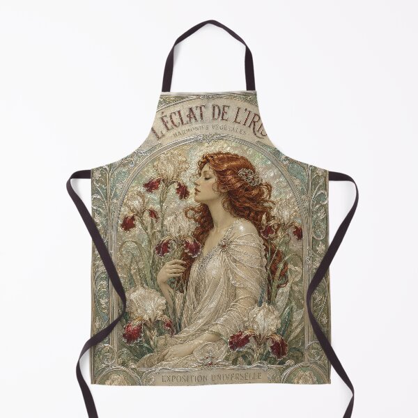 Item preview, Woman Among Blooming Irises designed and sold by Andy Gambino Art.