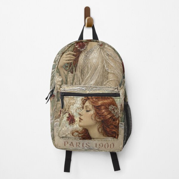 Item preview, Mujer entre lirios en flor designed and sold by Andy Gambino Art.