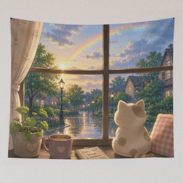 Item preview, Cozy Rainbow After The Rain designed and sold by 0606PM.