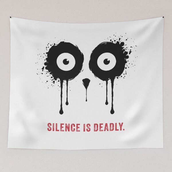 Item preview, Bleed Wild Owl Ink Drip Dark Wildlife Art designed and sold by cabana.space.