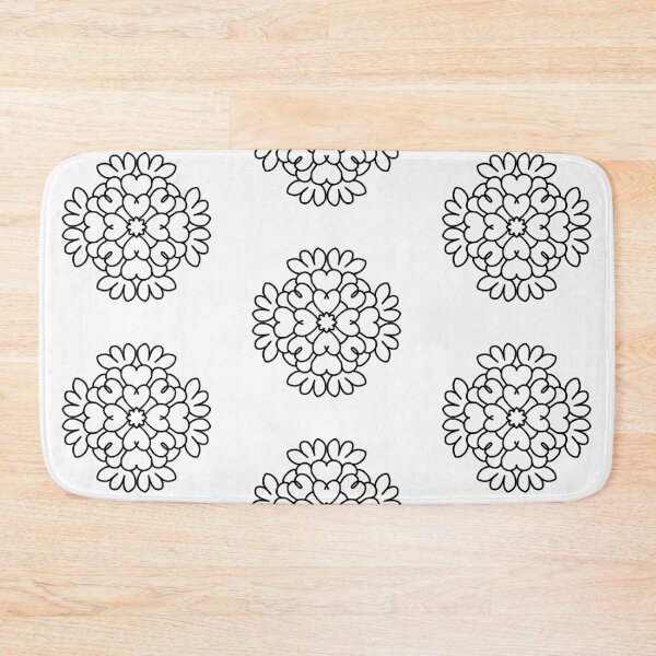 Item preview, Organic Floral Mandala | Heart Inspired Pattern Art designed and sold by IwonaKpn.