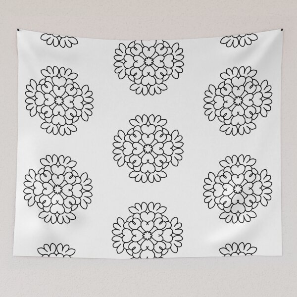 Item preview, Organic Floral Mandala | Heart Inspired Pattern Art designed and sold by IwonaKpn.