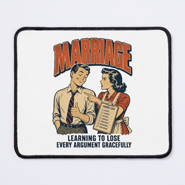 Item preview, Marriage Funny Sarcastic Vintage Retro Humor designed and sold by journeyengine.