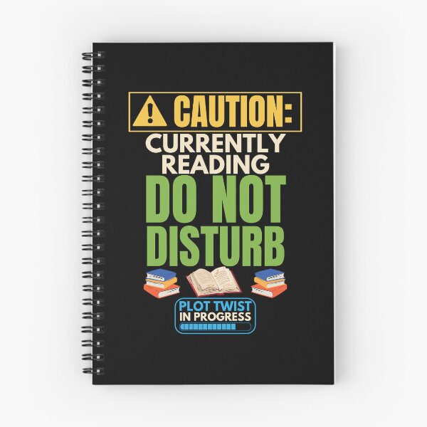 Item preview, Caution Currently Reading Do Not Disturb designed and sold by Uvclick.