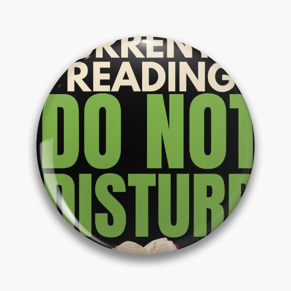 Item preview, Caution Currently Reading Do Not Disturb designed and sold by Uvclick.