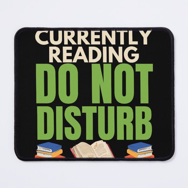 Item preview, Caution Currently Reading Do Not Disturb designed and sold by Uvclick.