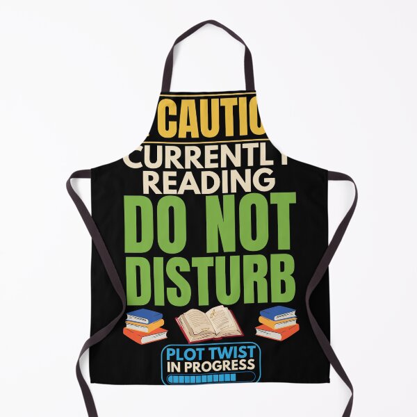 Item preview, Caution Currently Reading Do Not Disturb designed and sold by Uvclick.