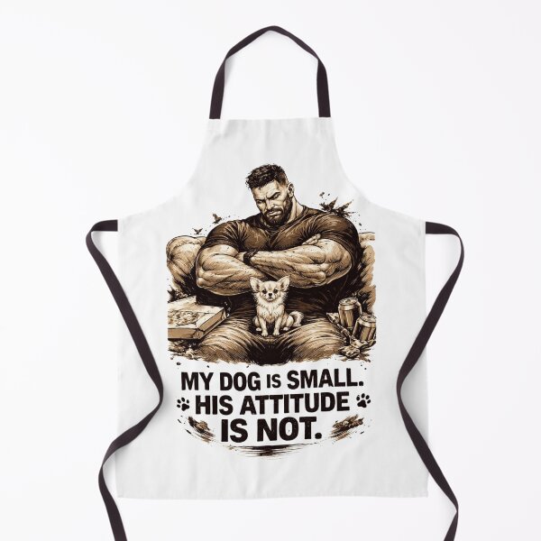 Item preview, My Dog Is Small His Attitude Is Not designed and sold by Print Loft.