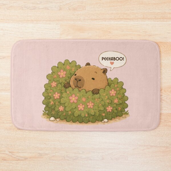 Item preview, Peekaboo Capybara designed and sold by MellowMunchkins.