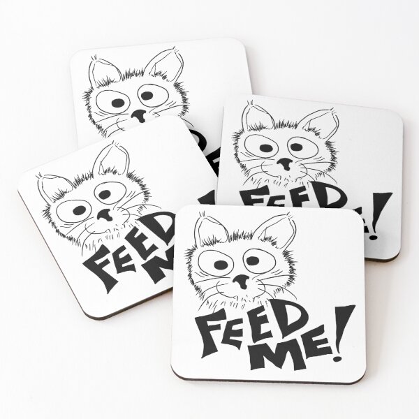 Item preview, Cats always want their food right now, even if that is an hour earlier than the last time! designed and sold by LittleGreyMan2026.