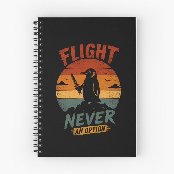 Item preview, Flight Never An Option Penguin Funny Animal Lover Quote designed and sold by JonesFlora2025.