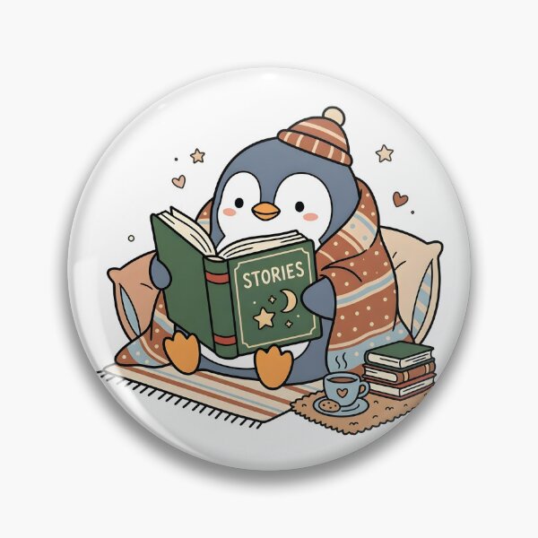 Item preview, Cozy Bookworm Penguin designed and sold by dreephic22.